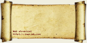 Tina Pavković vizit kartica